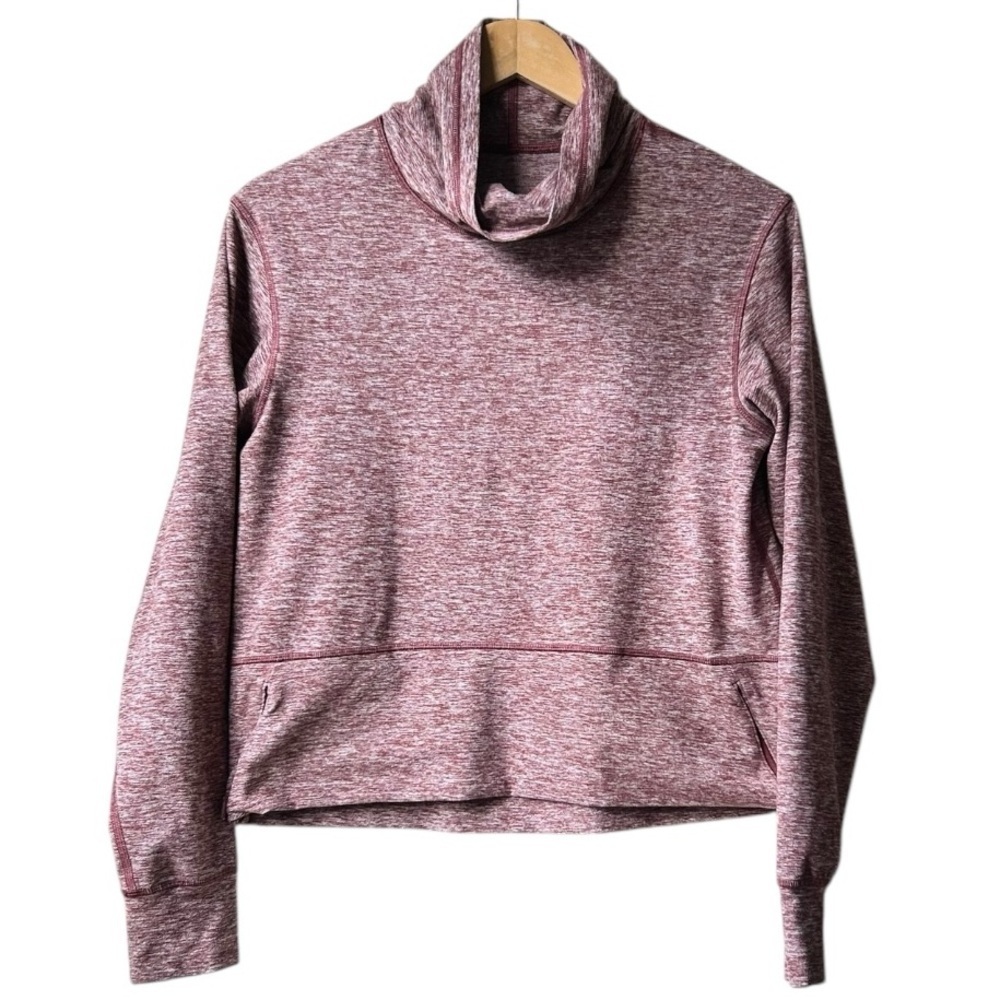 Lululemon Ready to Rulu Fleece Pullover Heathered Savannah Sz 4